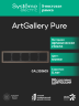Systeme Electric ArtGallery Pure Органическое стекло Мокко Рамка 5-ая