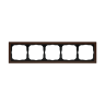 Systeme Electric ArtGallery Pure Органическое стекло Мокко Рамка 5-ая