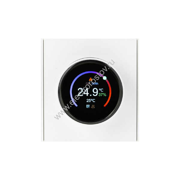 KRANZ STRONG Терморегулятор Wi-Fi с/у жемчуг, с 1-пост. рамкой