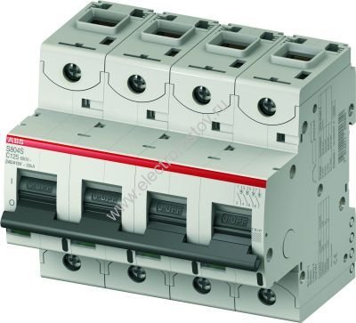 S804C Автоматический выключатель 4P C80 25kA ABB
