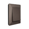 Systeme Electric AtlasDesign Air Мокко/дымчатый черный Рамка 1-ая