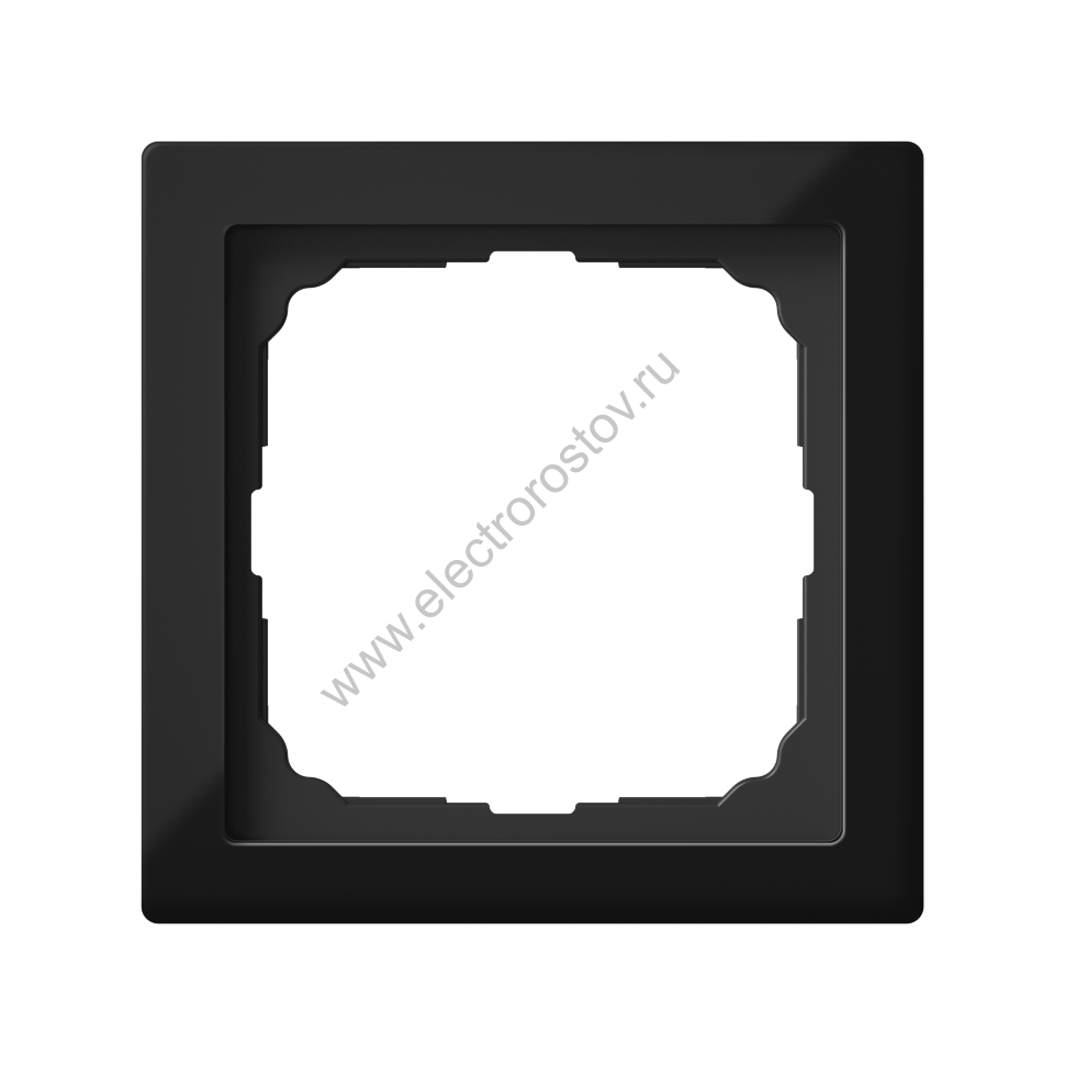 Systeme Electric ArtGallery Pure Органическое стекло Черный Рамка 1-ая