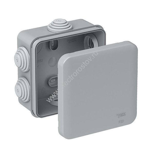Распред. коробка открытой установки 85x85x40мм IP55 Schneider Electric