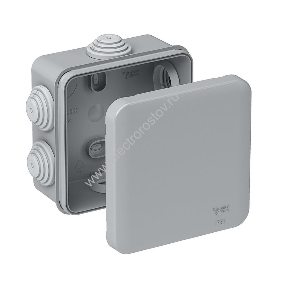 Распред. коробка открытой установки 85x85x40мм IP55 Schneider Electric