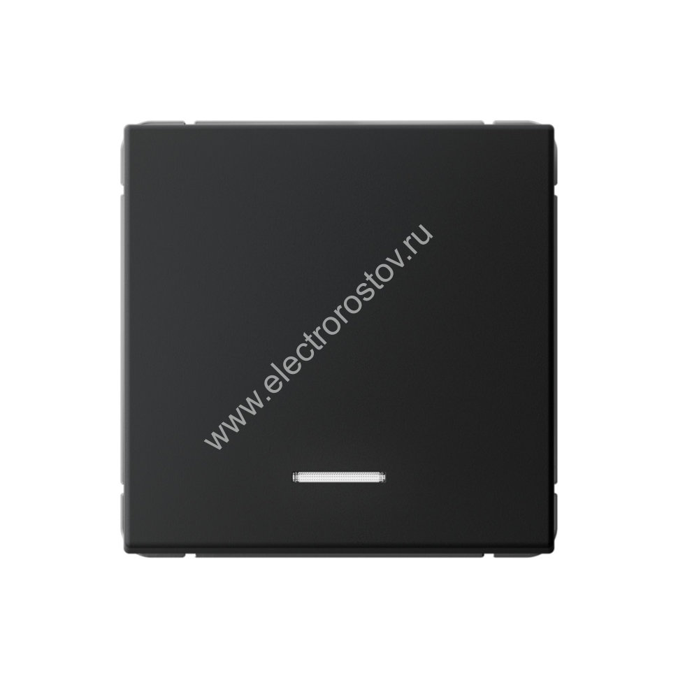 Systeme Electric ArtGallery Карбон Выключатель 1-клавишный с подсветкой, сх.1а, 10АХ, механизм