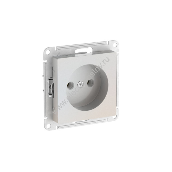 AtlasDesign Жемчуг Розетка 1-ая б/з без шторок с быстрозажим. клеммами Schneider Electric