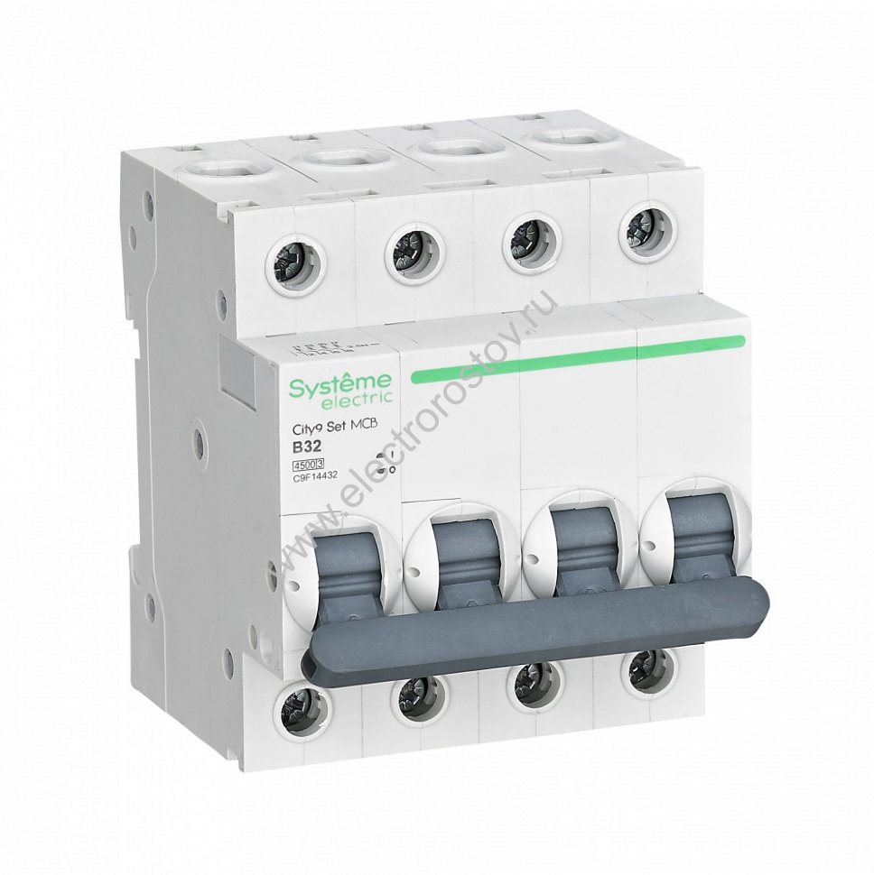 City9 Автоматический выключатель 4.5кА 4P B32 Systeme Electric