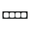 Systeme Electric ArtGallery Pure Органическое стекло Черный Рамка 4-ая