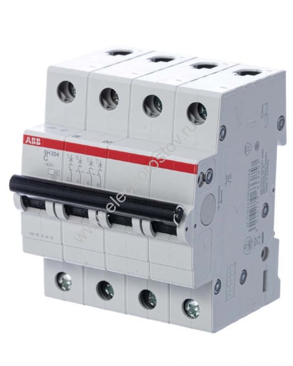 SH204L Автоматический выключатель 4P C16 4,5кА/6кА ABB