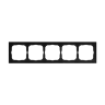 Systeme Electric ArtGallery Pure Органическое стекло Черный Рамка 5-ая