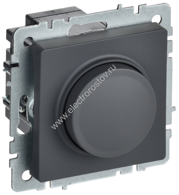 IEK BRITE BASE Графит Светорег. пов-наж. 600Вт СС10-1-0-БрГ