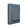 Systeme Electric AtlasDesign Air Грифель/дымчатый черный Рамка 1-ая