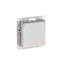 AtlasDesign Жемчуг Розетка 1-ая с/з со шторками с крышкой с быстрозаж. клеммами Schneider Electric