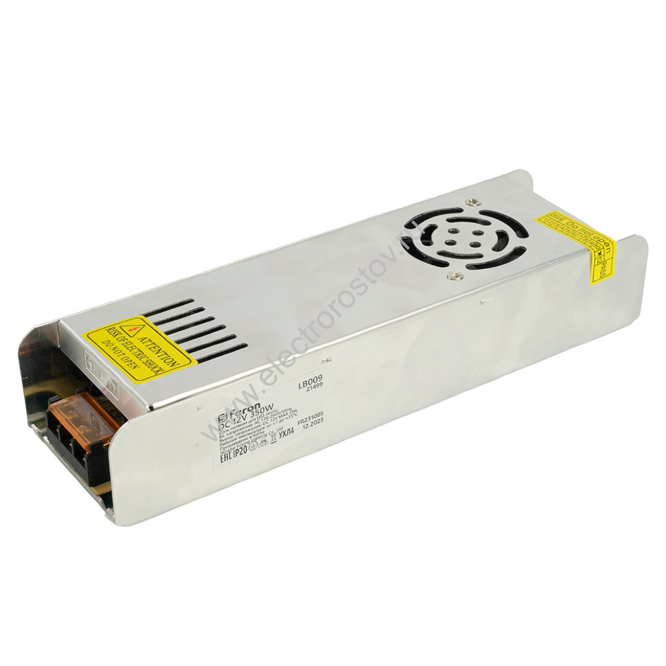Блок питания метал 12V IP20 350W Feron