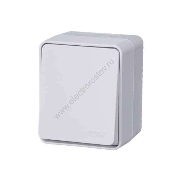 AtlasDesign Profi54 Белый Переключатель 1-клавишный IP54 Schneider Electric