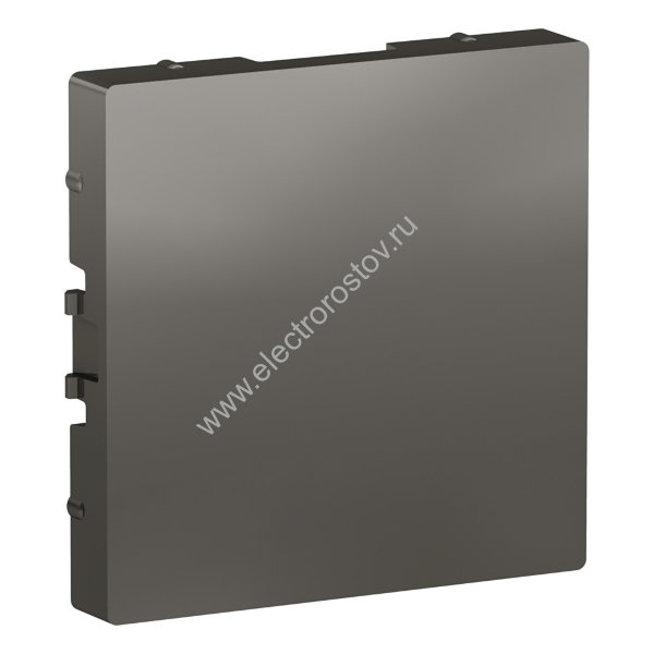 AtlasDesign Сталь Заглушка без суппорта для многопостовых рамок Schneider Electric
