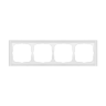 Systeme Electric ArtGallery Pure Матовое органическое стекло Белый Рамка 4-ая