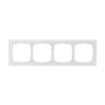 Systeme Electric ArtGallery Pure Матовое органическое стекло Белый Рамка 4-ая