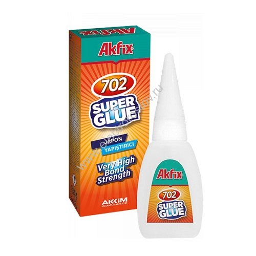 Клей супер-клей 702, 25 гр. Akfix