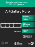 Systeme Electric ArtGallery Pure Матовое органическое стекло Белый Рамка 5-ая