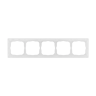 Systeme Electric ArtGallery Pure Матовое органическое стекло Белый Рамка 5-ая