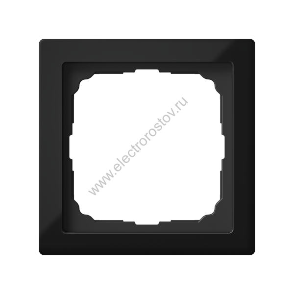 Systeme Electric ArtGallery Pure Матовое органическое стекло Черный Рамка 1-ая