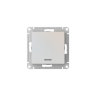AtlasDesign Жемчуг Переключатель 1-кл с подсветкой c быстрозажим.клеммами Schneider Electric