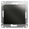 Glossa Антрацит Переключатель 1-клавишный Schneider Electric