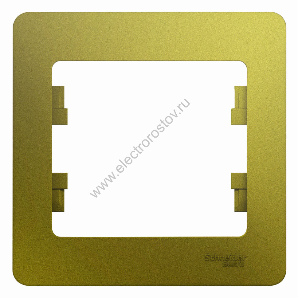 Glossa Фисташковый Рамка 1-ая Schneider Electric