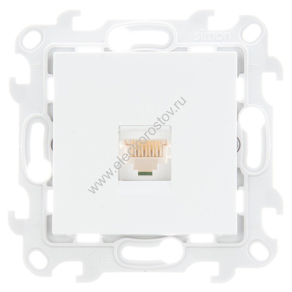 Simon 24 Белый Розетка комп(RJ45) 1-ая 5 кат UTP Simon