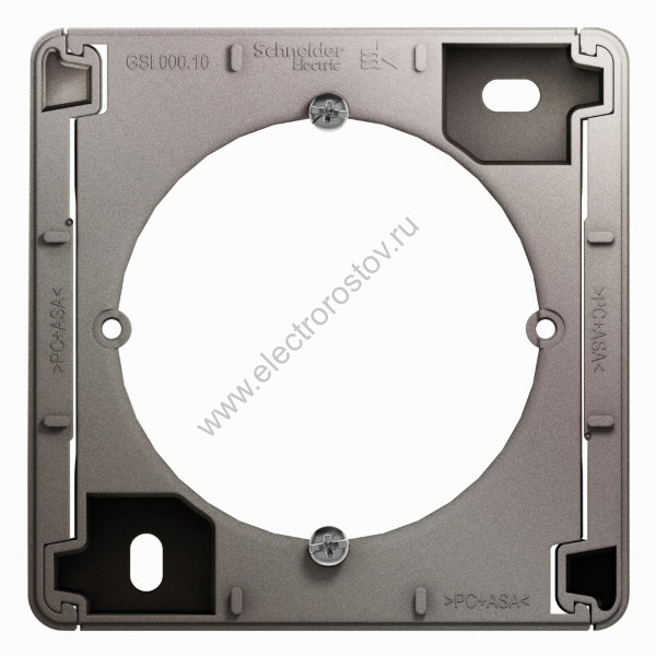 Glossa Платина Адаптер для открытого монтажа Schneider Electric