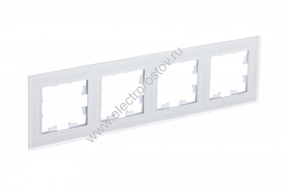 AtlasDesign Nature Матовое стекло белый Рамка 4-ая Schneider Electric