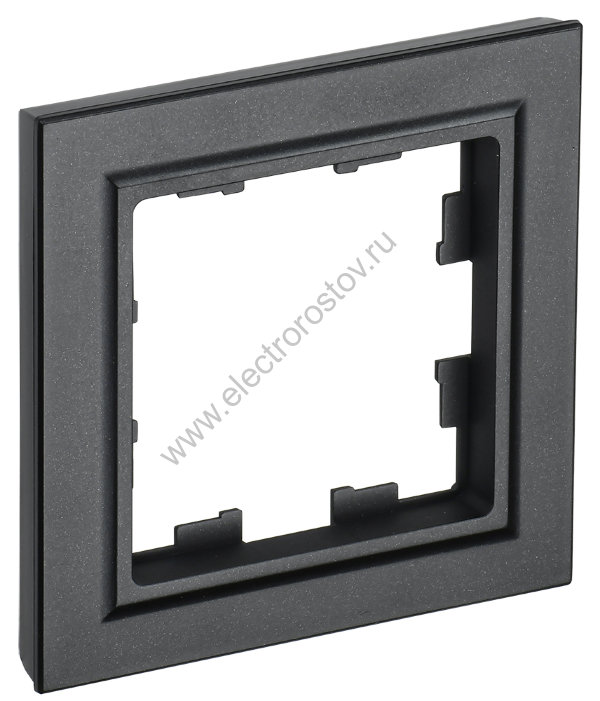 IEK BRITE BASE Черный Рамка 1-м РУ-1-БрЧ