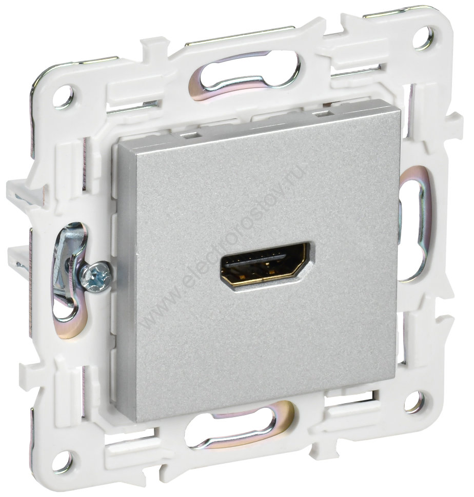 IEK SKANDY Серебряный Розетка HDMI SK-H01S
