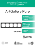 Systeme Electric ArtGallery Pure Матовое органическое стекло Черный Рамка 5-ая
