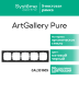 Systeme Electric ArtGallery Pure Матовое органическое стекло Черный Рамка 5-ая