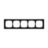 Systeme Electric ArtGallery Pure Матовое органическое стекло Черный Рамка 5-ая
