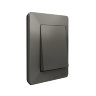 Systeme Electric AtlasDesign Air Сталь/дымчатый черный Рамка 1-ая